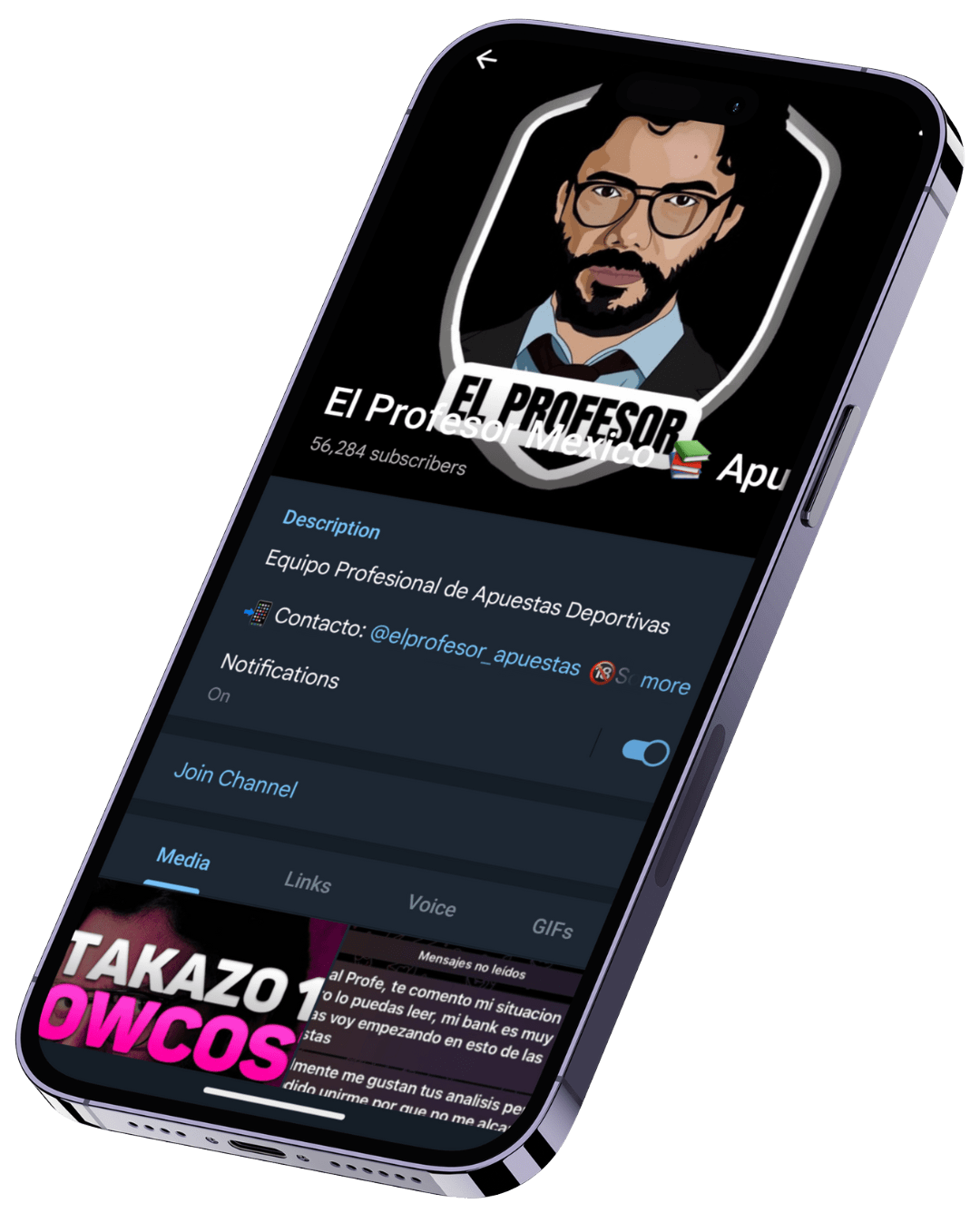 El Profesor MX Telegram Grupo Apuestas